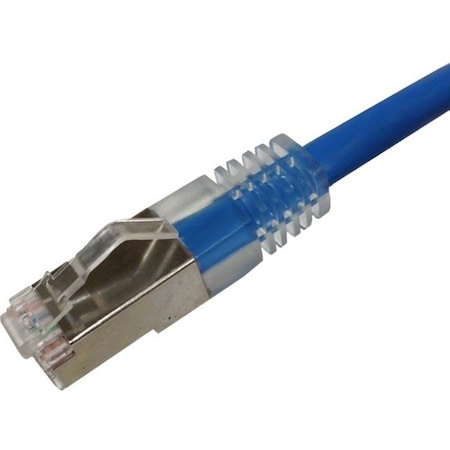 Weltron 25Ft Blue Cat6A Booted Stp Patch Cable 90-C6ABS-25BL